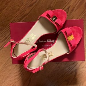 Salvatore Ferragamo ankle-strap sandal w/vara bow